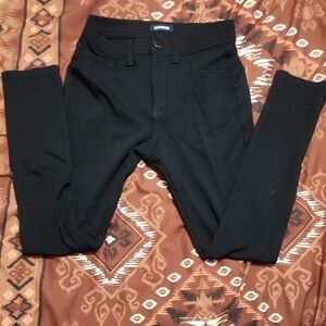 Express Women's Black Straight Leg Pants